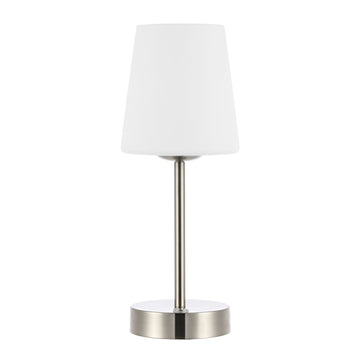 Carson 12.75" Modern Minimalist Iron Rechargeable Integrated LED Table Lamp - JONATHAN Y